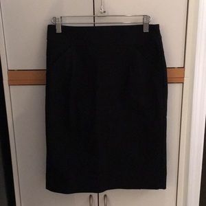 Classic Black Pencil Skirt